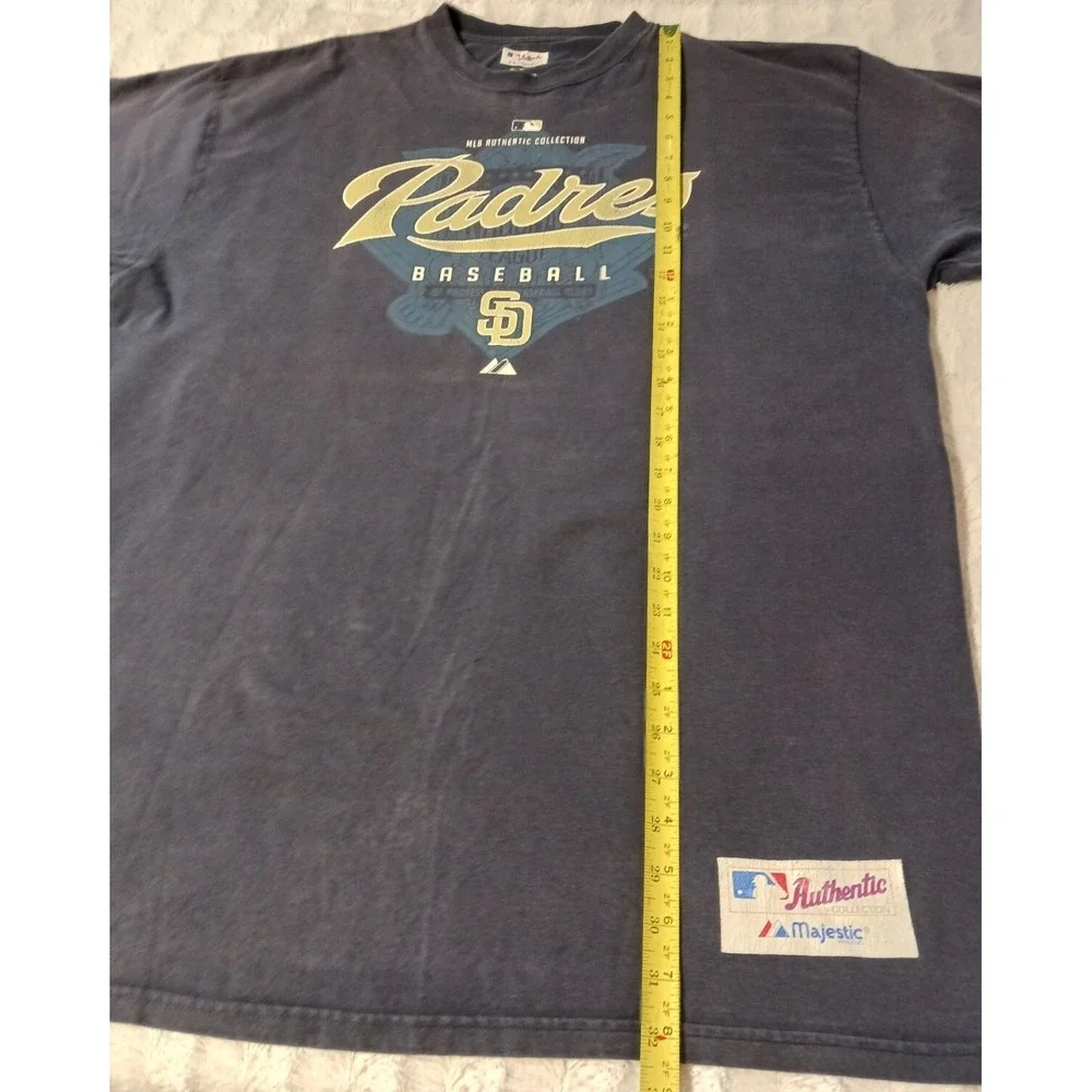 Majestic Athletic San Diego Padres Short-Sleeve T-Shirt Blue Men's Size XL